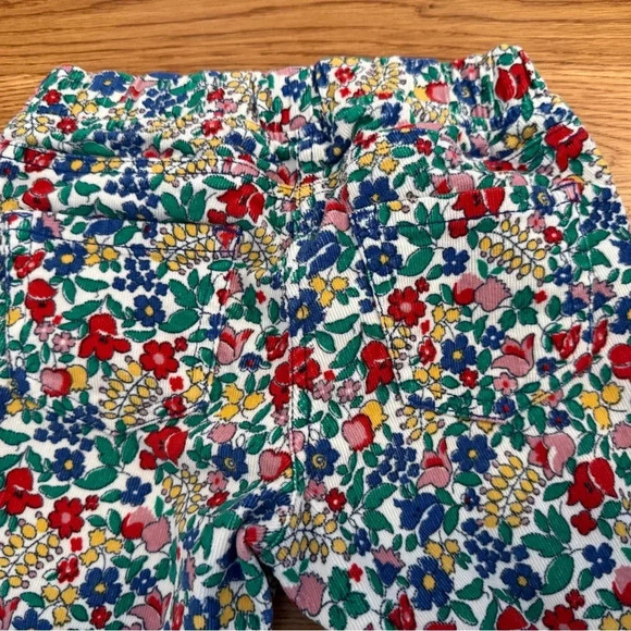 Mini Boden Liberty Floral Skinny Pull On Leggings Corduroy Pants Girls size 8Y - Picture 7 of 7